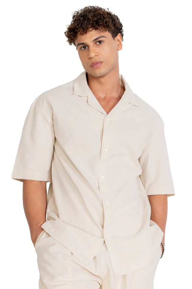 Old Money Cuban Collar Combo (Beige & Black) - Image 3