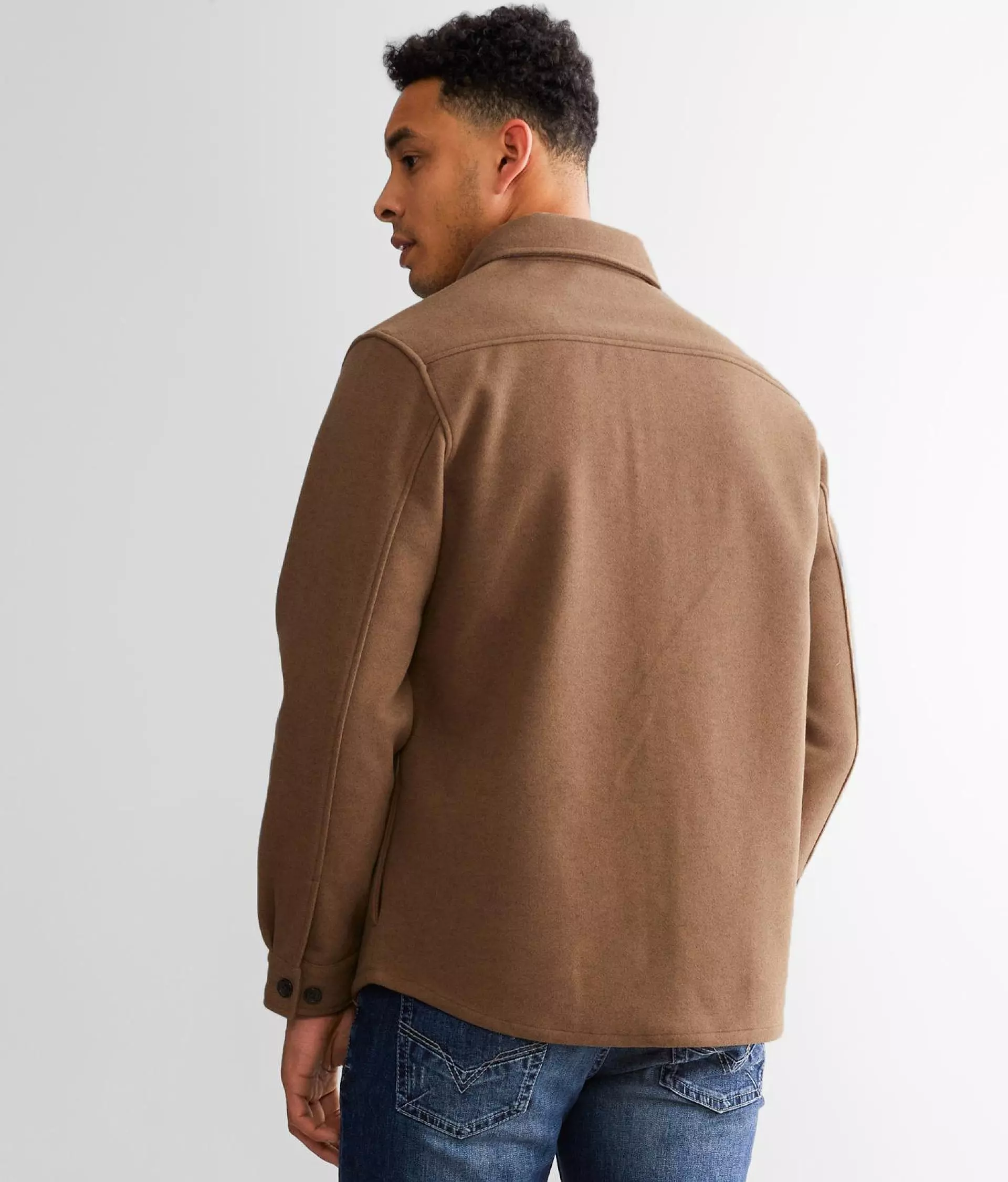 The Old Money Velvet Shacket (Brown) - Image 5